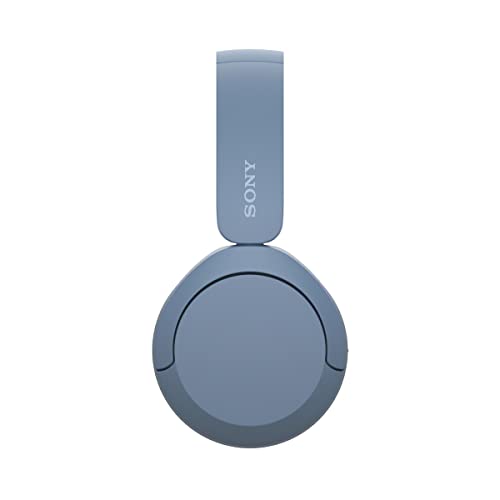 Sony WH-CH520 Wireless Headphones Bluetooth On-Ear Headset with Microphone, Blue New