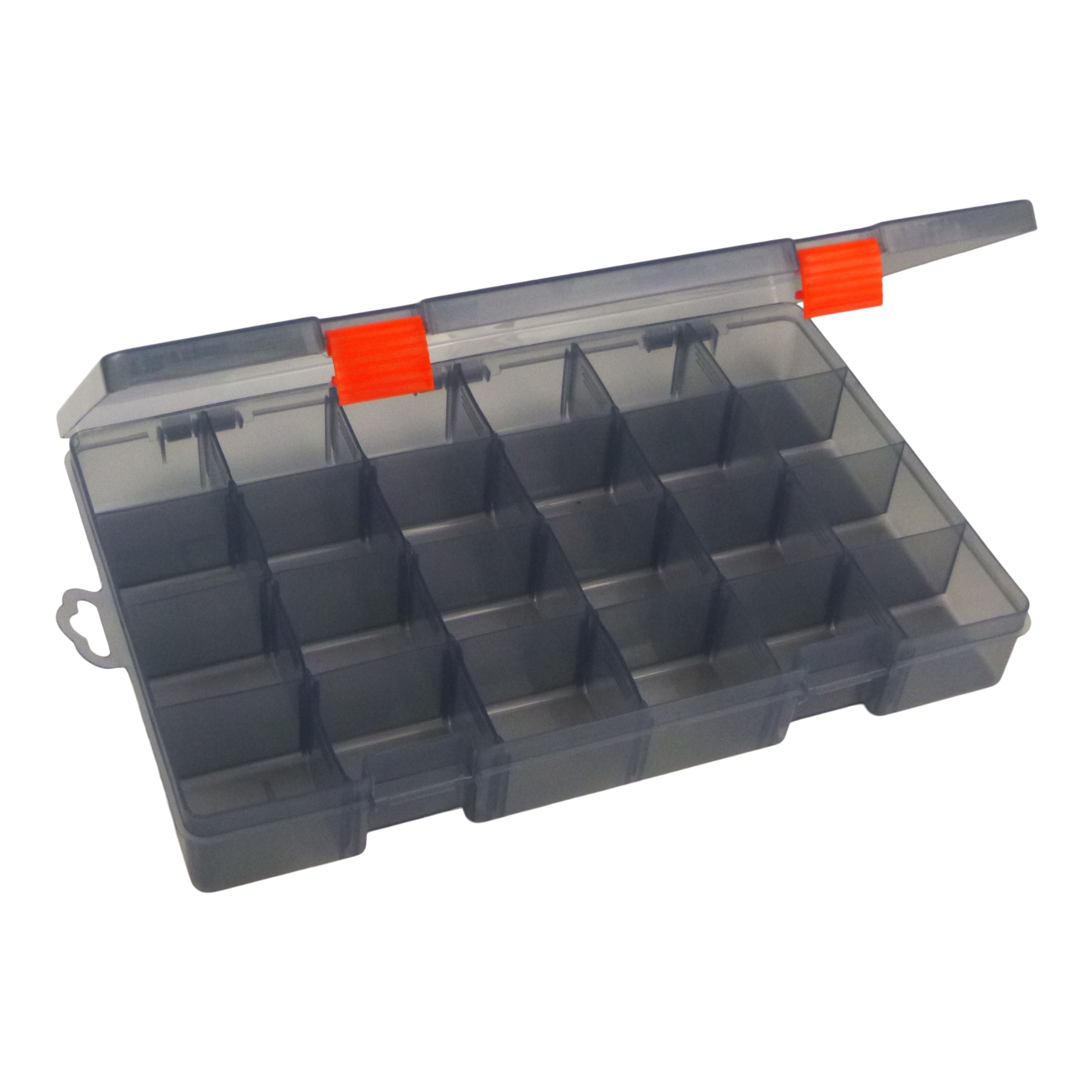 Rig Ezy 24 Compartment Tackle Box. 350mmL x 220mmW x 50mmD.-0