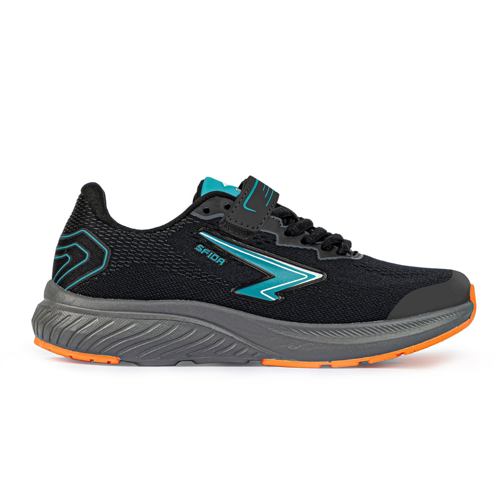 Brazen Boys Runner - Black/Teal V Strap