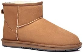 UGG AUSTRALIAN SHEPHERD Australian Wool Classic Mini Suede Unisex Ankle Boots