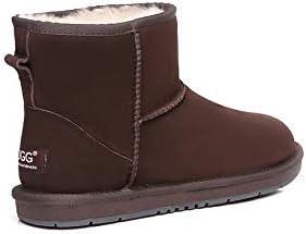 UGG AUSTRALIAN SHEPHERD Australian Wool Classic Mini Suede Unisex Ankle Boots