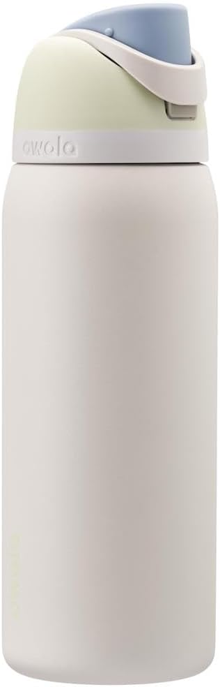 Owala FreeSip Insulated Stainless Steel Water Bottle with Straw for Sports, Travel, and School BPA-Free Sports Water Bottle, 24 oz, Dreamy Field