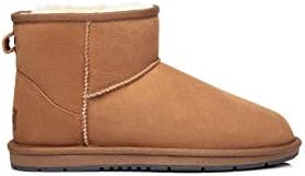 UGG AUSTRALIAN SHEPHERD Australian Wool Classic Mini Suede Unisex Ankle Boots