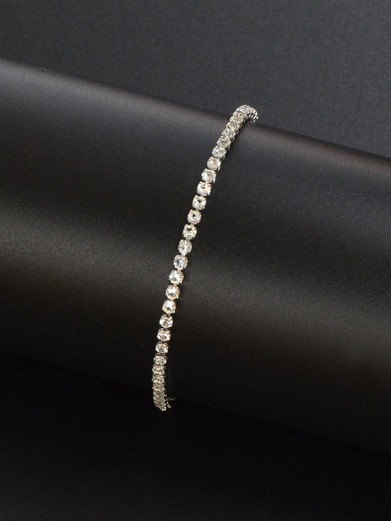 Adjustable Slider Bracelet with Diamonds Sparkle Shine Jewelry-2