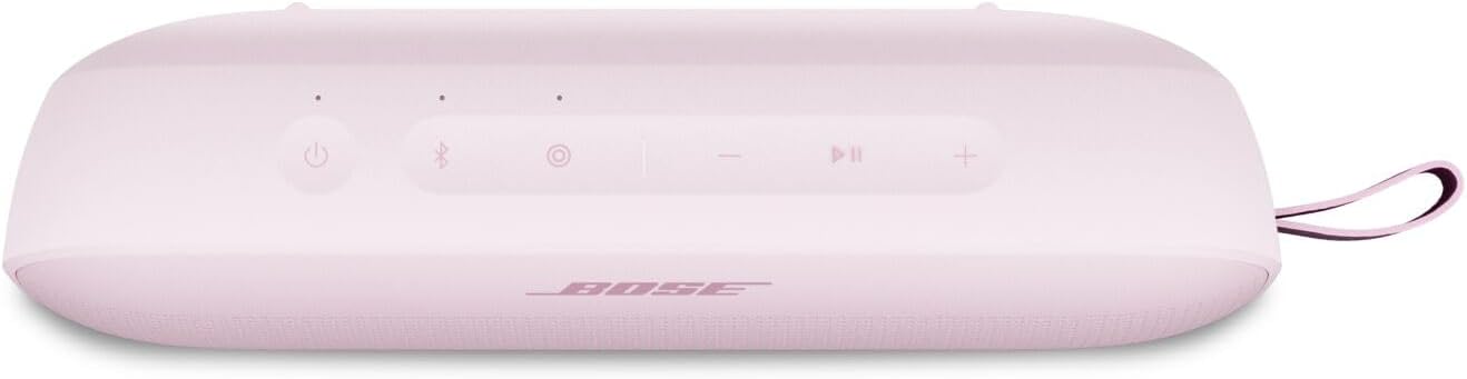 Bose SoundLink Flex Portable Bluetooth Speaker (2nd Gen), Small Portable Wireless Outdoor Speaker with Hi-Fi Audio, Up to 12 Hours Battery Life, Waterproof and Dustproof, Petal Pink - Limited Edtion