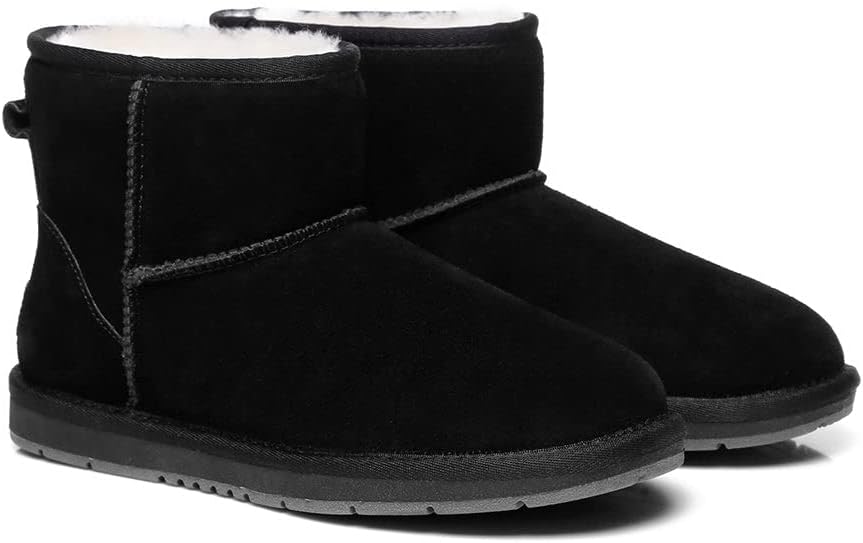 UGG AUSTRALIAN SHEPHERD Australian Wool Classic Mini Suede Unisex Ankle Boots