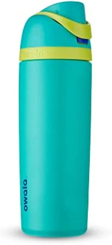 Owala FreeSip Insulated Stainless Steel Water Bottle with Straw for Sports, Travel, and School BPA-Free Sports Water Bottle, 24 oz, Dreamy Field
