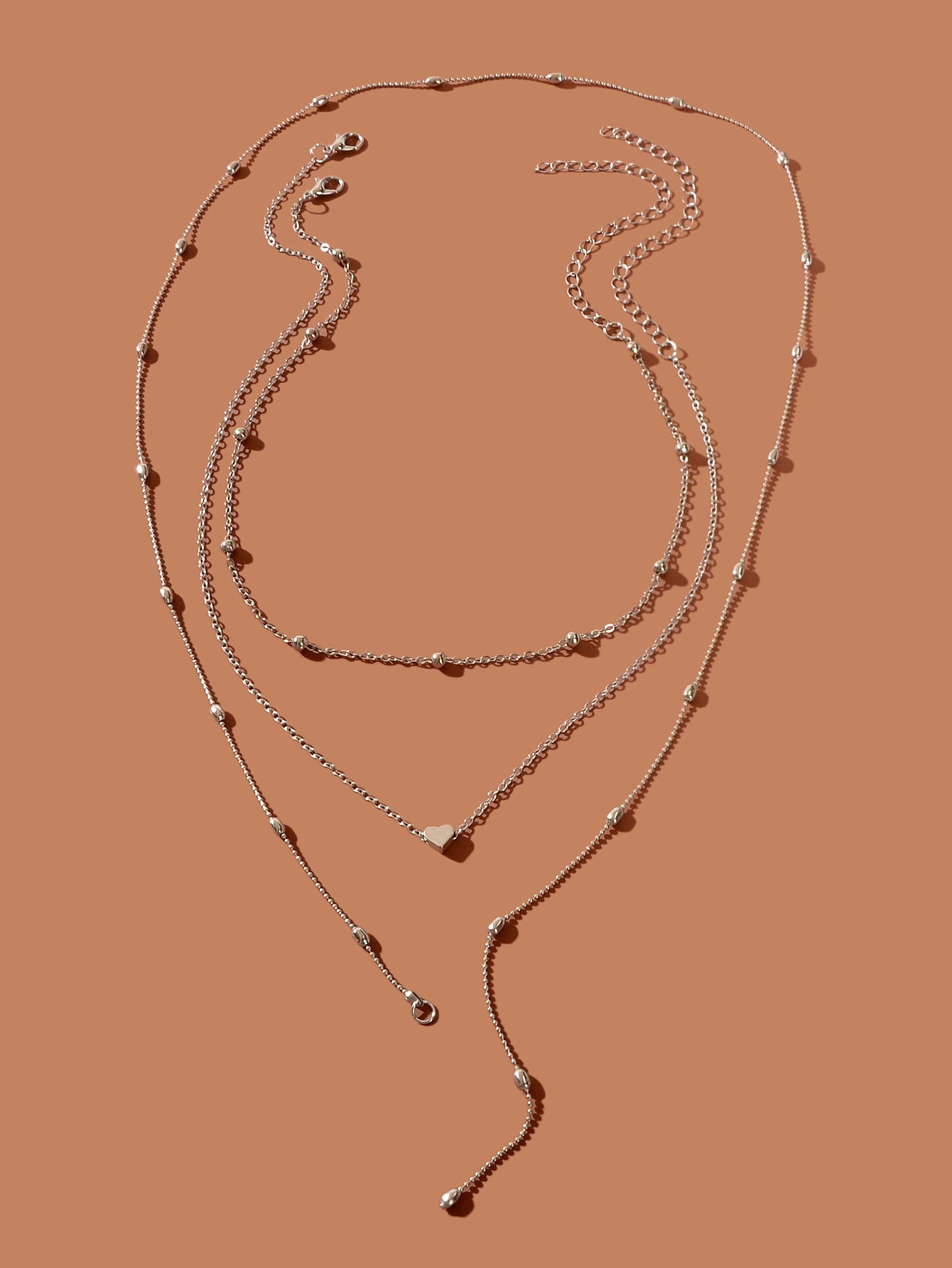 Stunning Multi-Layered Chain Link Necklace Trendy Statement Jewellery for Women-3