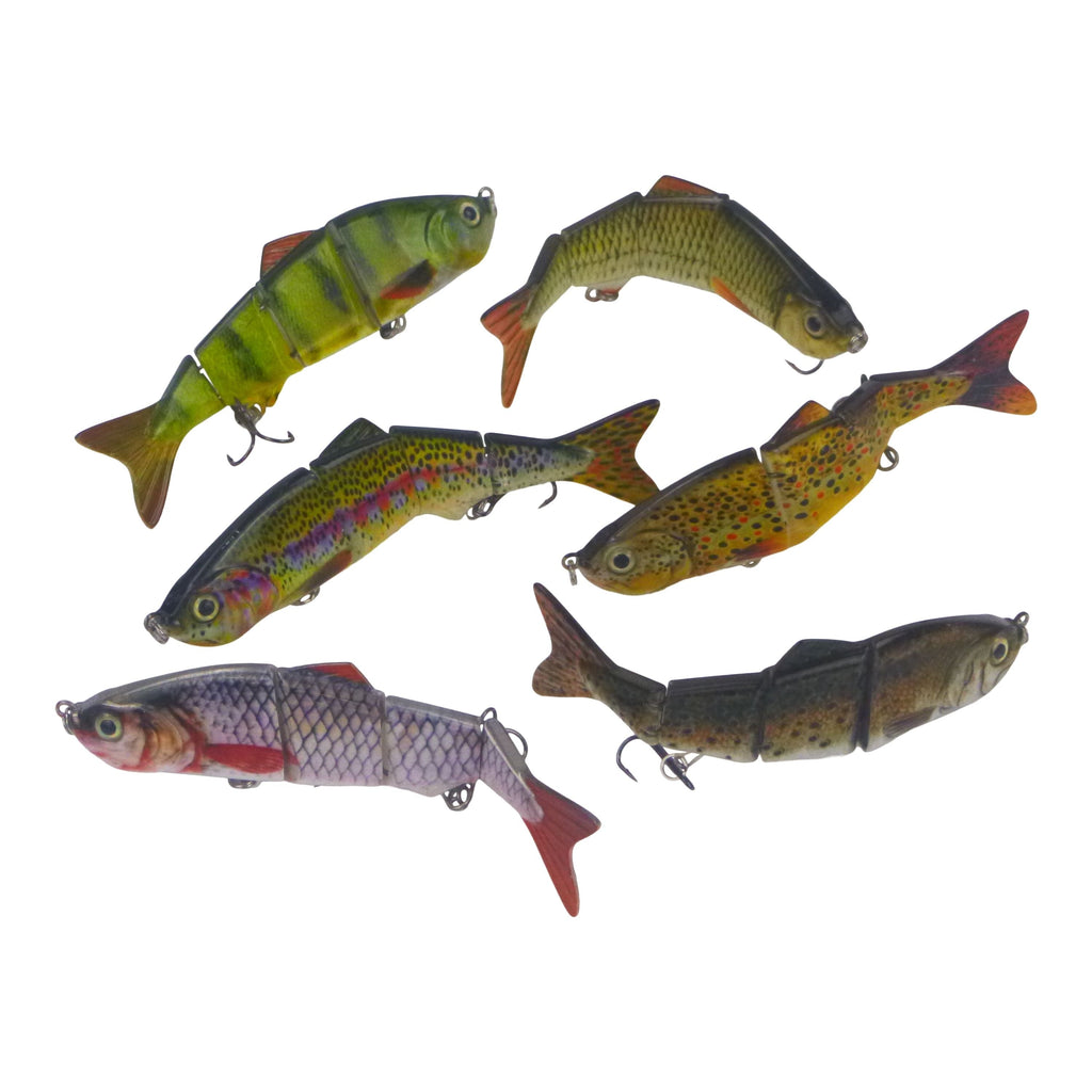 Finesse Naturals 4 Segment Swimbait, 110mm, Perch-2