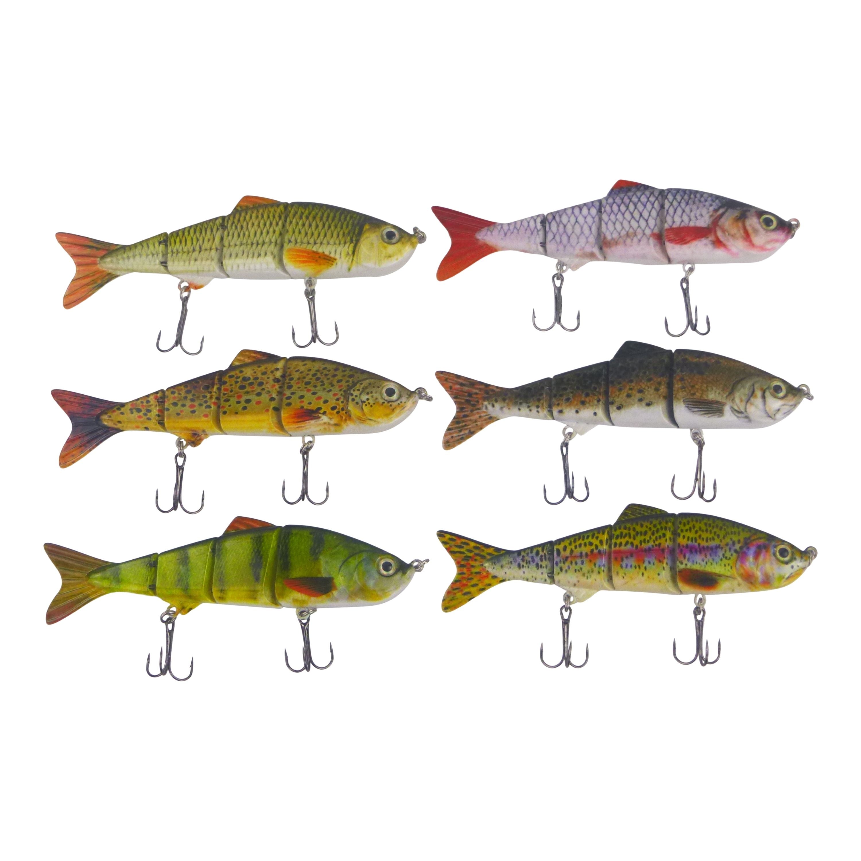 Finesse Naturals 4 Segment Swimbait, 110mm, Perch-1