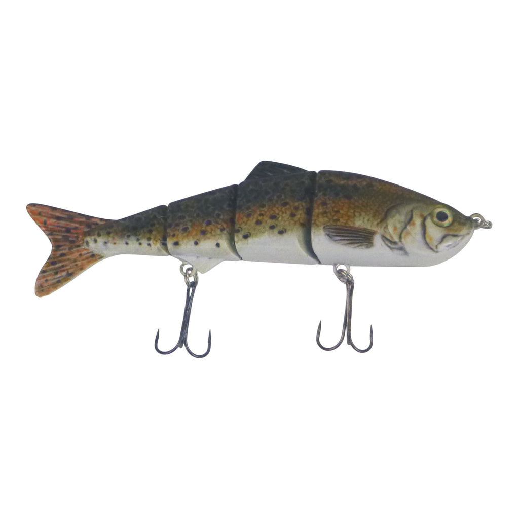 Finesse Naturals 4 Segment Swimbait, 110mm, Perch-0