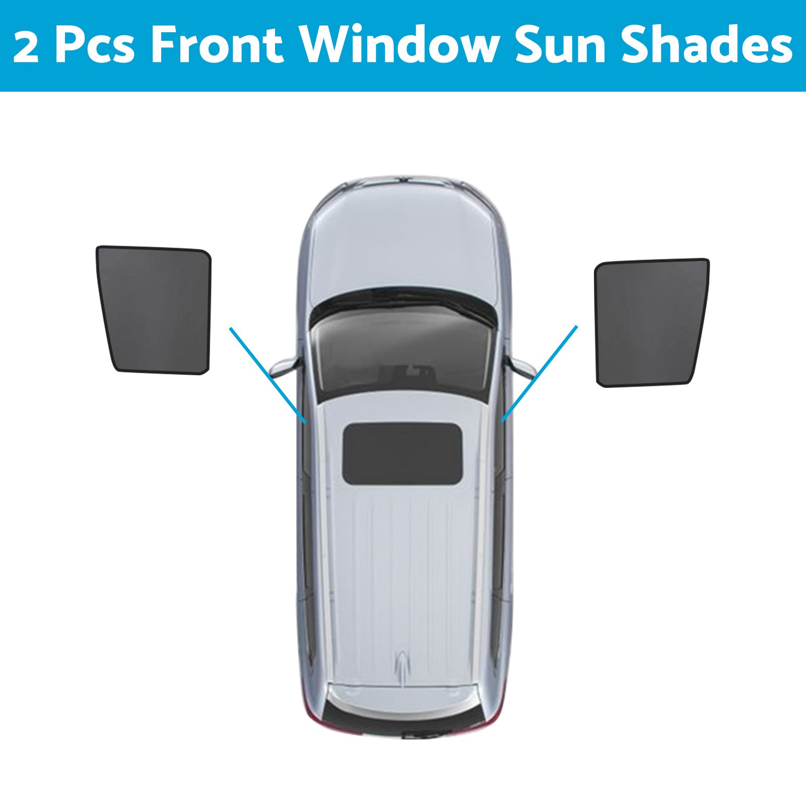 Front & Rear Port Window Magnetic Sun Shade Suitable For Kia Carnival KA4 2020-2023-3