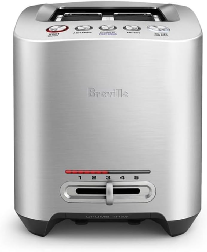 Breville, The Smart Toast® 2 Slice, Black Truffle, BTA825BTR4IAN1