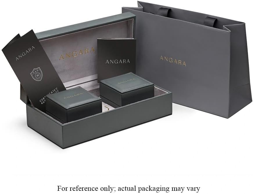 Angara Natural Pear Sapphire Ring with Diamond Halo in 14ct Solid Gold for Women | September Birthstone Jewellery for Her