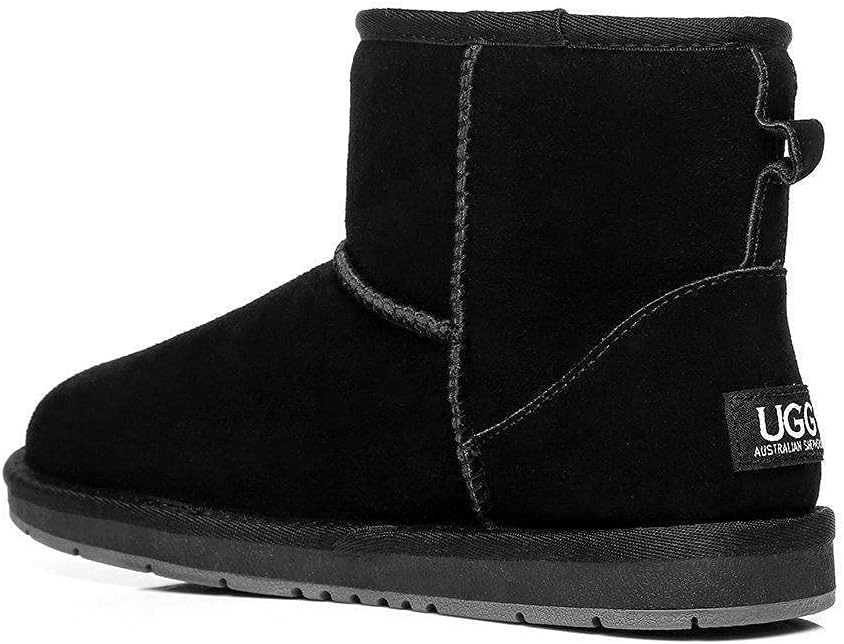 UGG AUSTRALIAN SHEPHERD Australian Wool Classic Mini Suede Unisex Ankle Boots