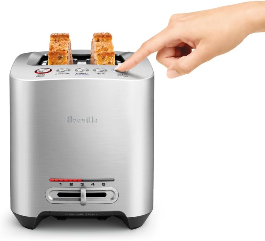 Breville, The Smart Toast® 2 Slice, Black Truffle, BTA825BTR4IAN1