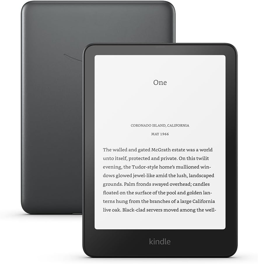 Amazon Kindle Paperwhite Signature Edition Metallic Jade (Amazon Exclusive) – Our fastest Kindle with an auto-adjusting front light, wireless charging, and weeks of battery life (32 GB)