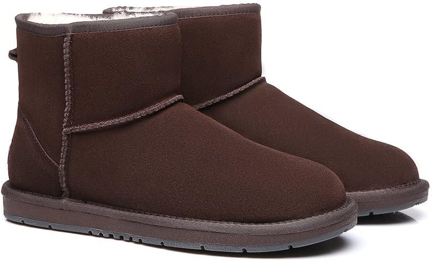 UGG AUSTRALIAN SHEPHERD Australian Wool Classic Mini Suede Unisex Ankle Boots