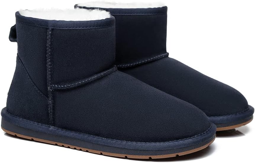 UGG AUSTRALIAN SHEPHERD Australian Wool Classic Mini Suede Unisex Ankle Boots