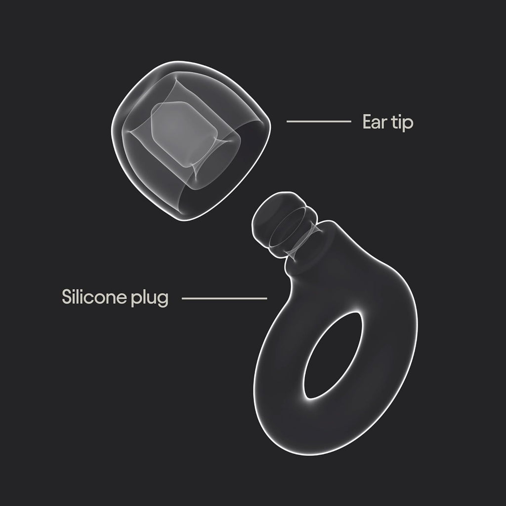 Loop Quiet 2 Ear Plugs – Ultra-Comfy Reusable Noise-Reducing Earplugs For Sleep, Deep Focus, Travel, Noise Sensitivity | Flexible Hearing Protection | Customizable Fit | 24dB (SNR) Noise Reduction