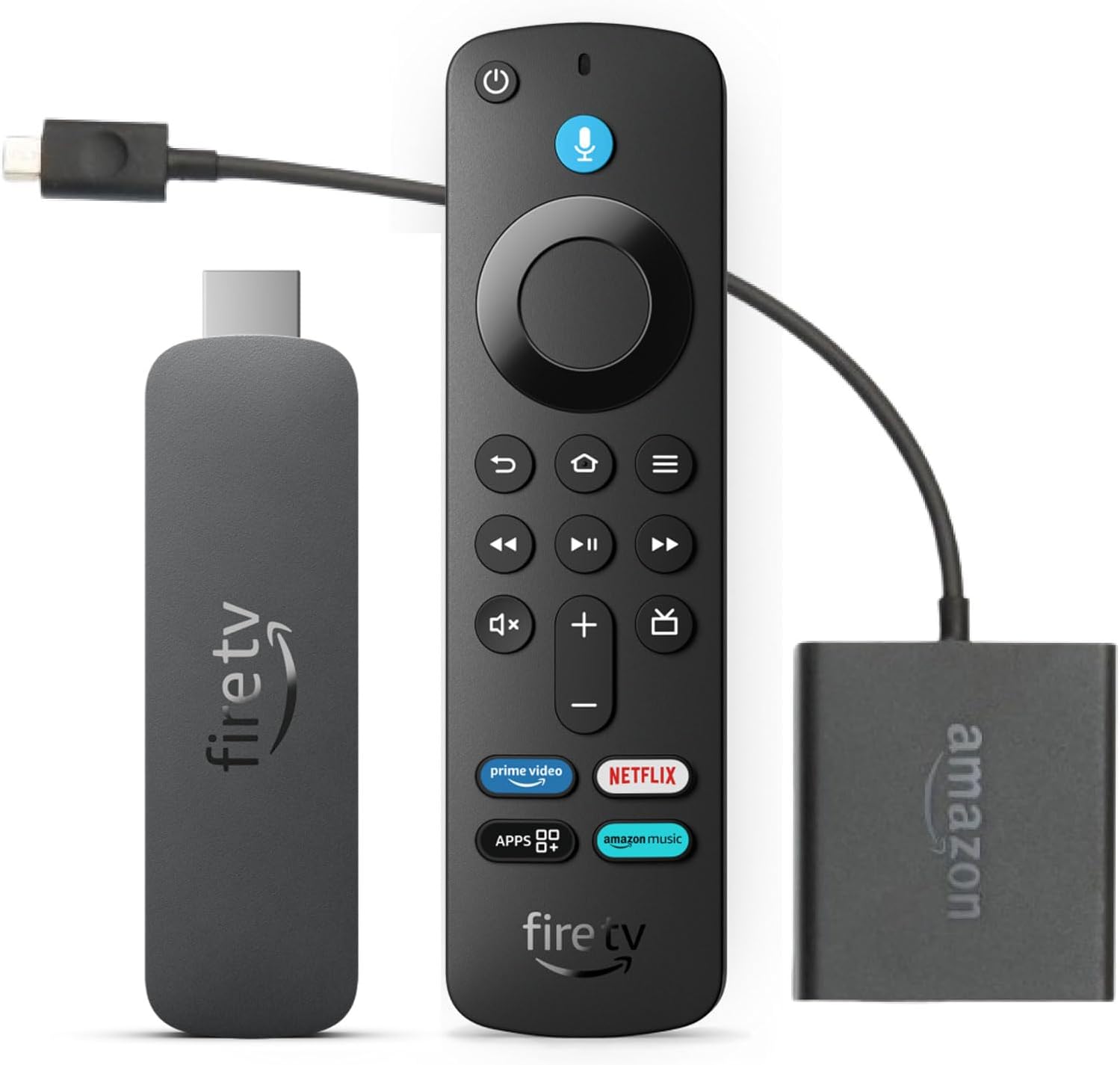 Fire TV Stick 4K Select and Amazon Ethernet Adaptor for Amazon Fire TV Devices