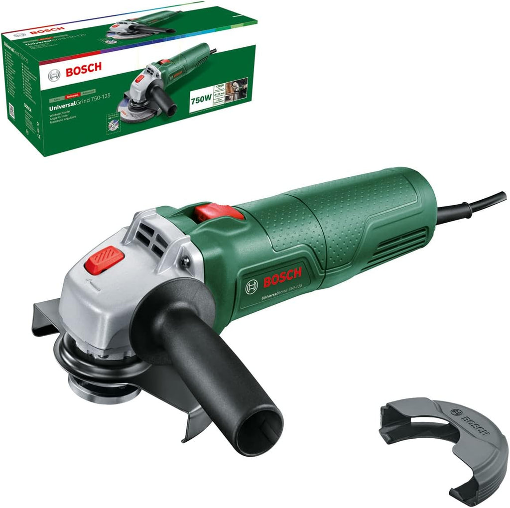 Bosch Home & Garden 620W Corded Electric Angle Grinder 100 mm Includes Grinding Disc, for Grinding, Cutting, Brushing and Sanding (PWS 620-100)