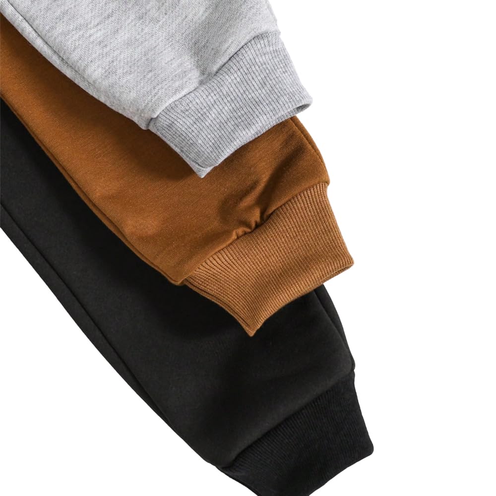 Nivne Tco Toddler Boy Pants - 3 Pack Sweatpants - Dinosaur Graphic Print Toddler Jogger Pants Size 3T 4T 5T 6T 7T