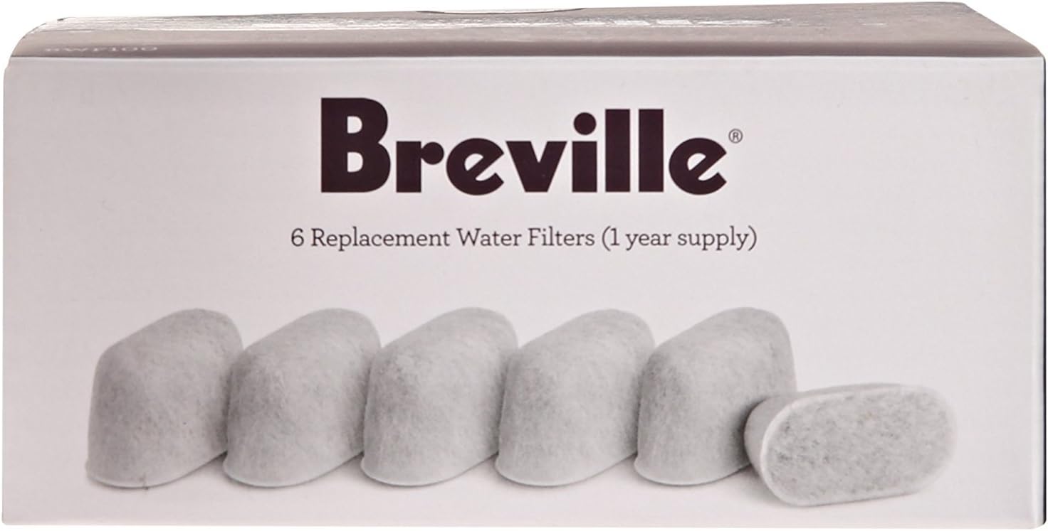 Breville BWF100 Water Filters, 6-Pack,White