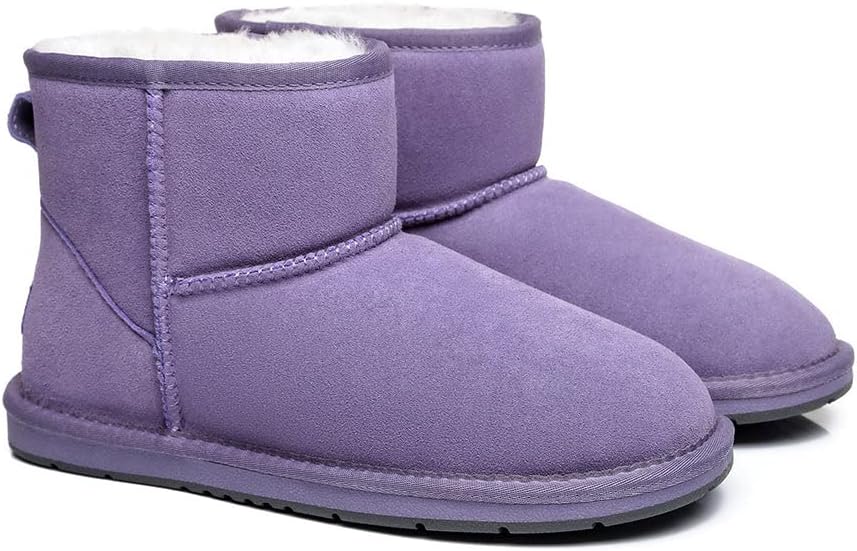UGG AUSTRALIAN SHEPHERD Australian Wool Classic Mini Suede Unisex Ankle Boots