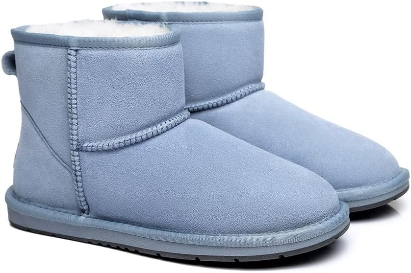 UGG AUSTRALIAN SHEPHERD Australian Wool Classic Mini Suede Unisex Ankle Boots
