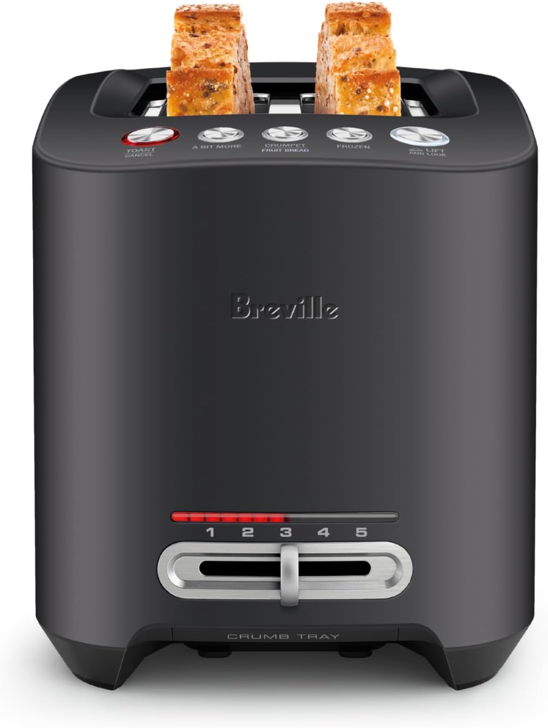 Breville, The Smart Toast® 2 Slice, Black Truffle, BTA825BTR4IAN1