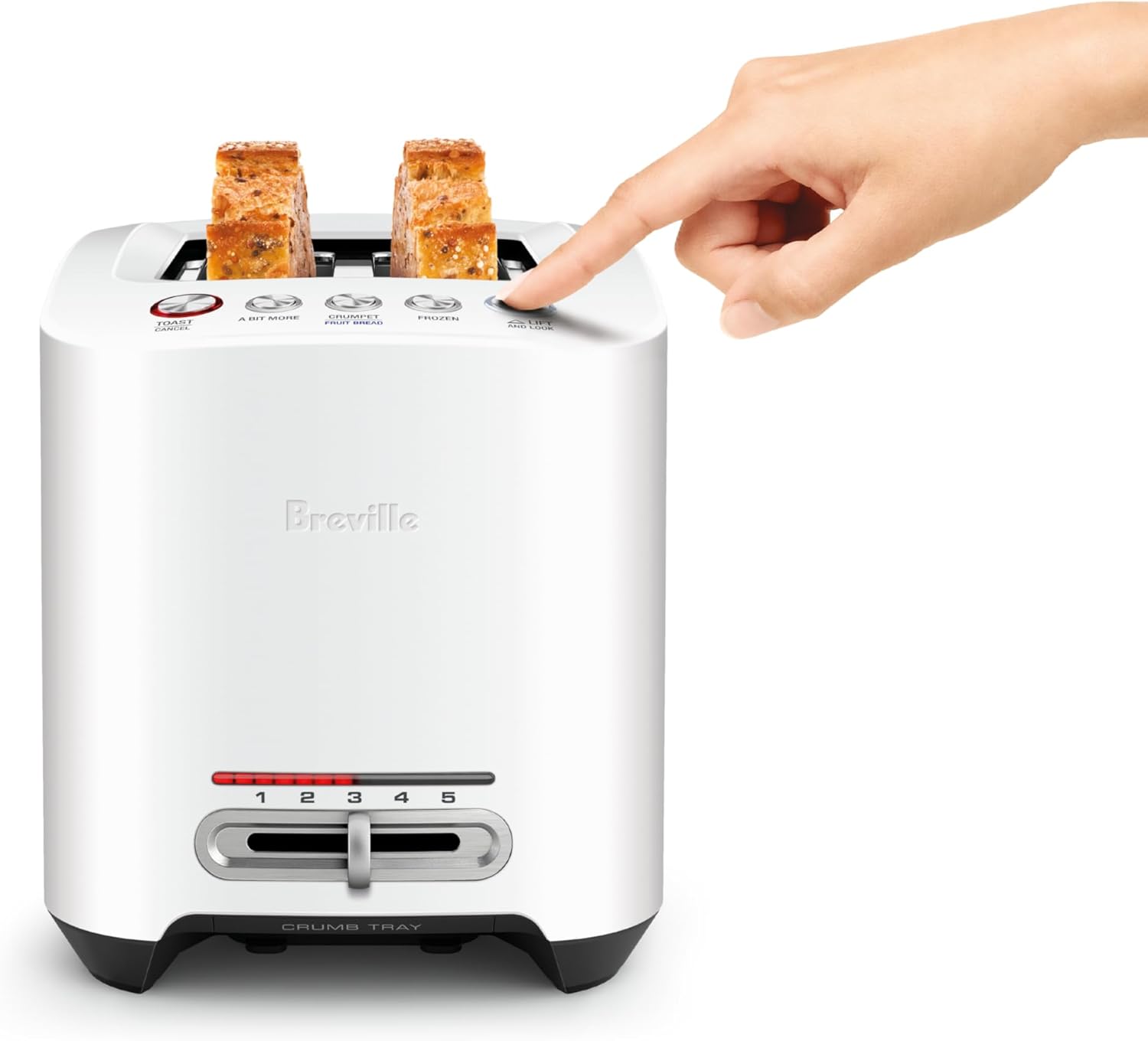 Breville, The Smart Toast® 2 Slice, Black Truffle, BTA825BTR4IAN1