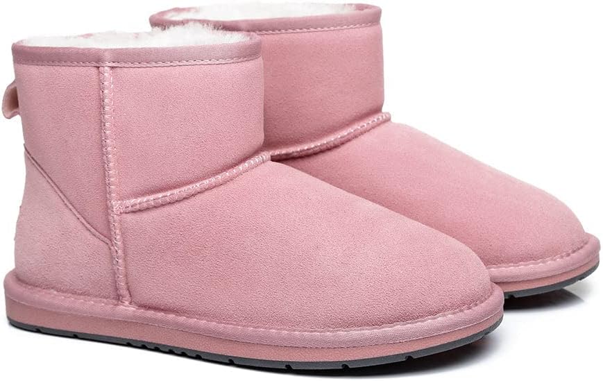 UGG AUSTRALIAN SHEPHERD Australian Wool Classic Mini Suede Unisex Ankle Boots