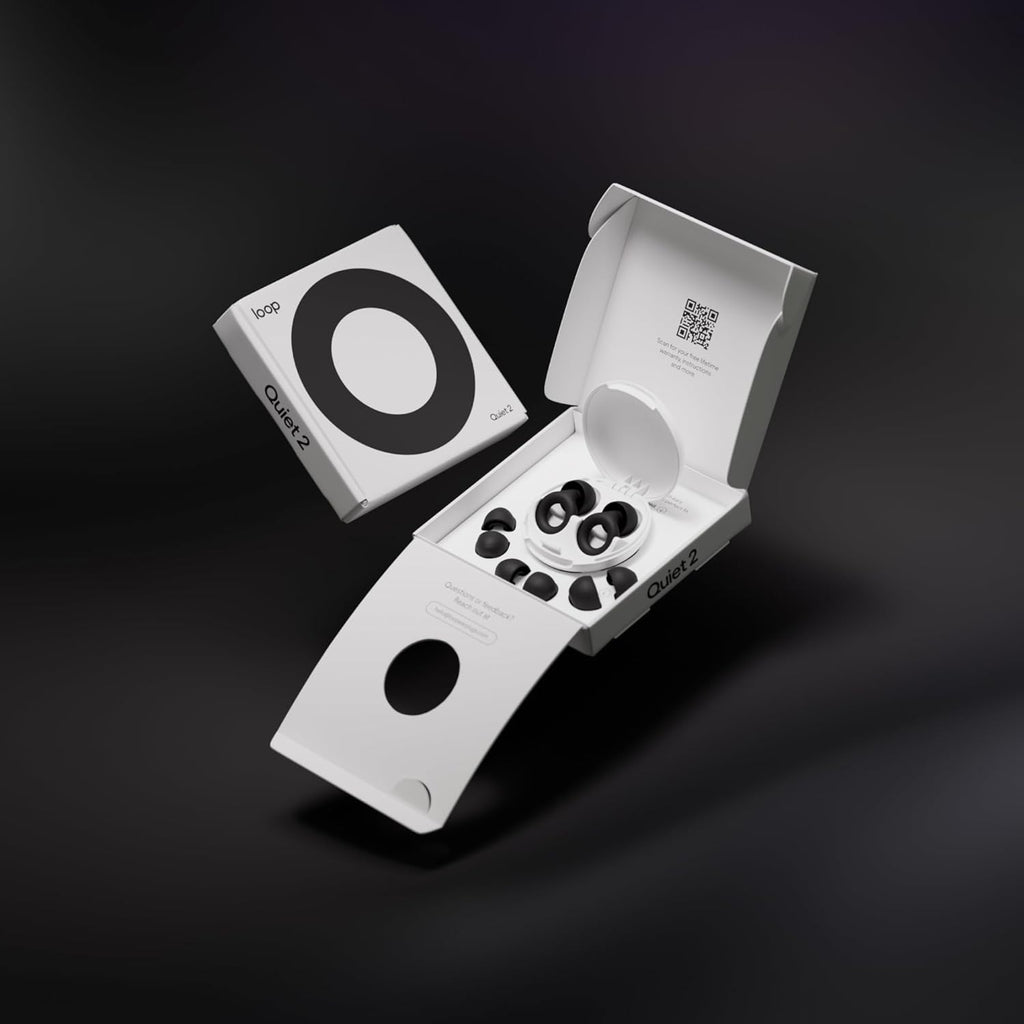 Loop Quiet 2 Ear Plugs – Ultra-Comfy Reusable Noise-Reducing Earplugs For Sleep, Deep Focus, Travel, Noise Sensitivity | Flexible Hearing Protection | Customizable Fit | 24dB (SNR) Noise Reduction