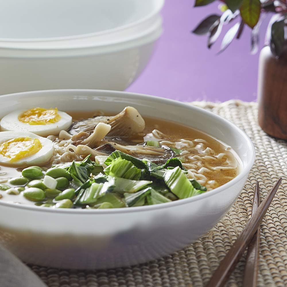 Corelle Winter Frost White, Lunch Plate Set, 6 Piece, 21.6cm