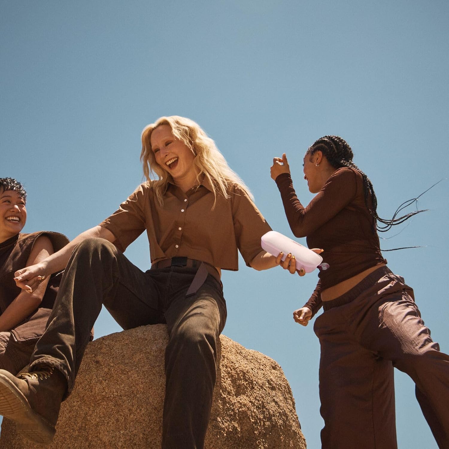 Bose SoundLink Flex Portable Bluetooth Speaker (2nd Gen), Small Portable Wireless Outdoor Speaker with Hi-Fi Audio, Up to 12 Hours Battery Life, Waterproof and Dustproof, Petal Pink - Limited Edtion