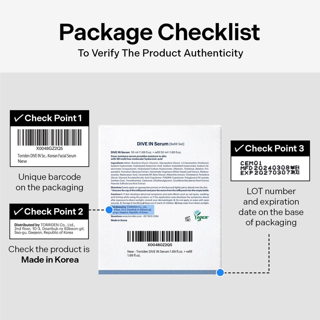 Torriden DIVE IN Hyaluronic Acid Serum 50ml (1.69 fl.oz.) | Deep Hydration to Get Glow Skin | Hyaluronic Acid, Panthenol, Allantoin | Korean Facial Serum