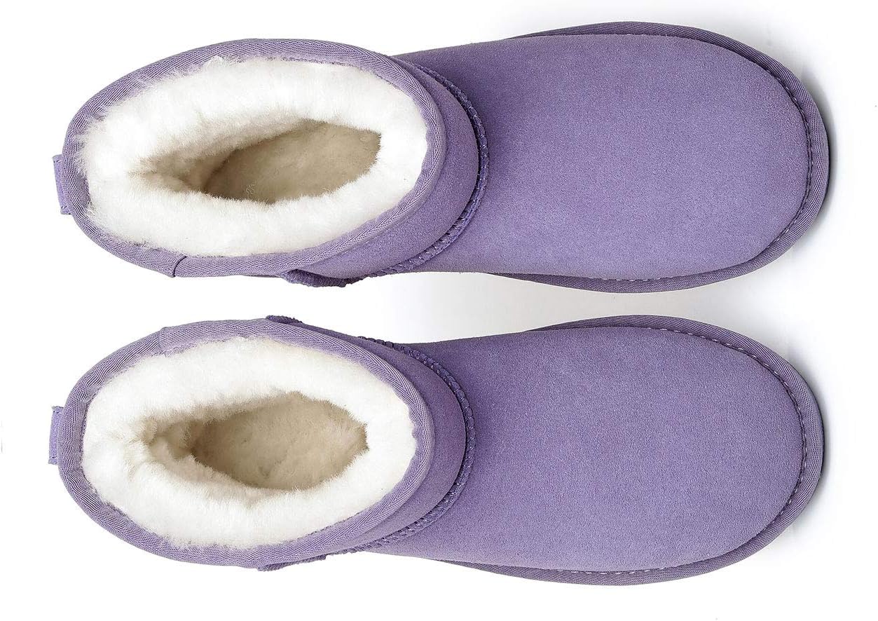 UGG AUSTRALIAN SHEPHERD Australian Wool Classic Mini Suede Unisex Ankle Boots