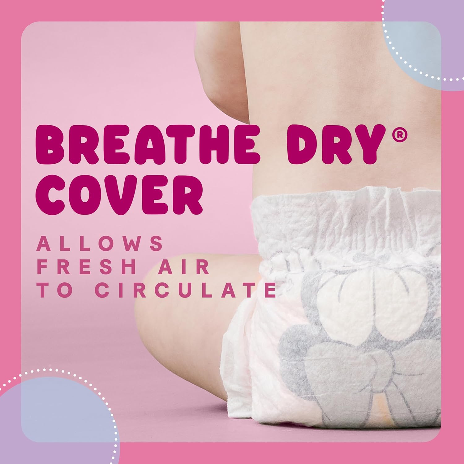 Huggies Ultra Dry Nappies Girls Size 4 (10-15kg) 144 Count - One Month Supply (Packaging May Vary)