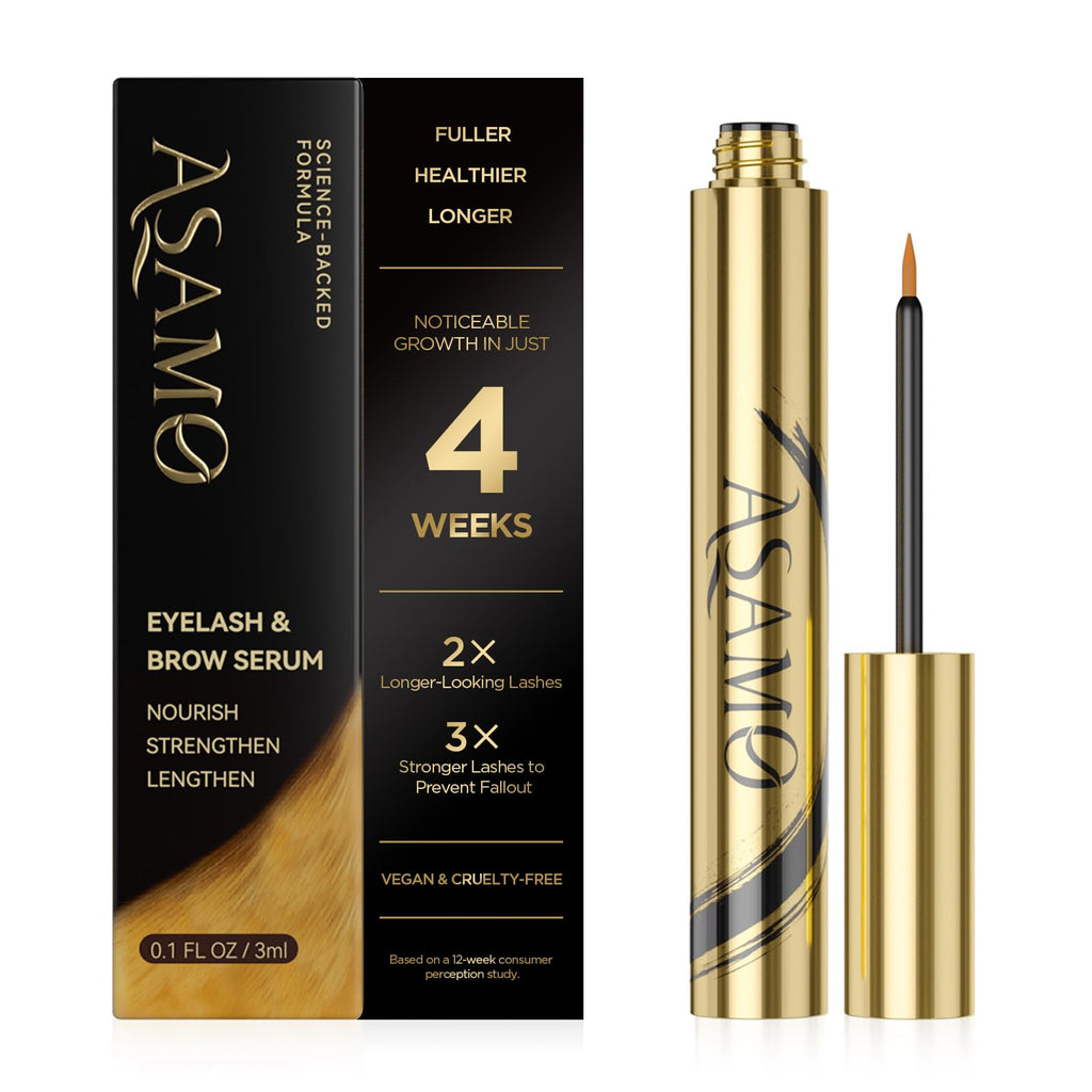Eyelash Growth Serum – 15 Plant Extracts for Longer, Denser & Robust Lashes,Boosts Natural Lash Development,eyelash serum,Enhance Natural Beauty, Hypoallergenic Oil Free,lash growth serum（PURE GOLD）