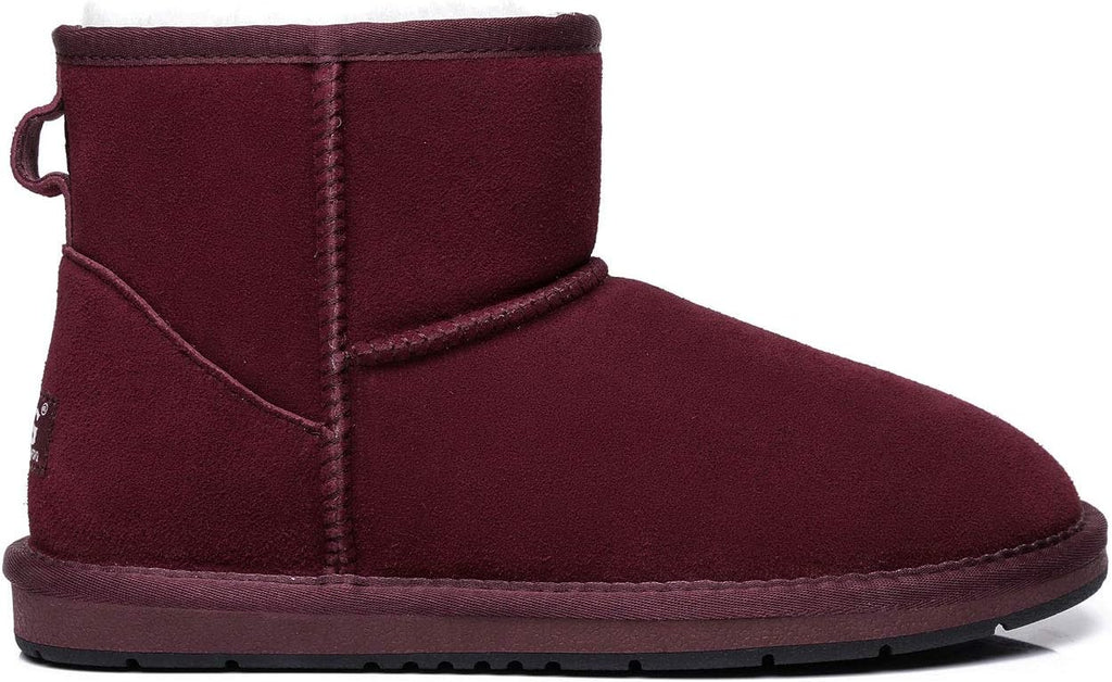 UGG AUSTRALIAN SHEPHERD Australian Wool Classic Mini Suede Unisex Ankle Boots
