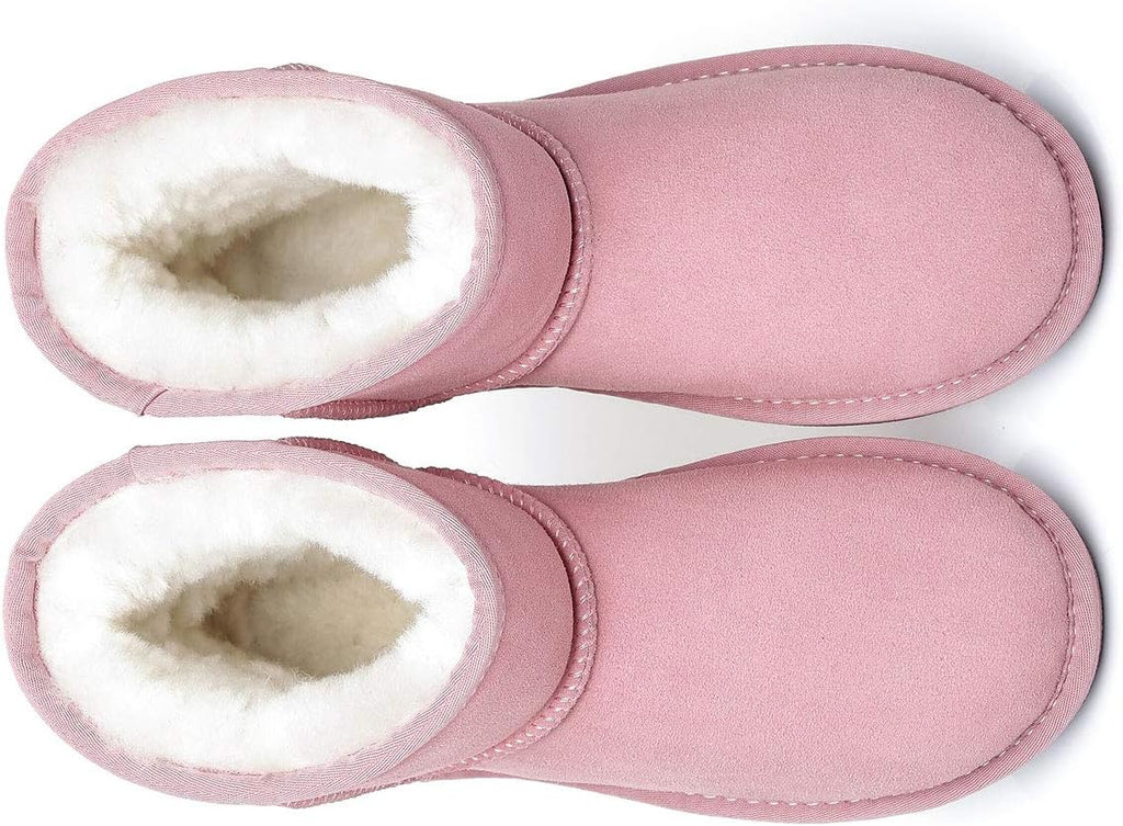 UGG AUSTRALIAN SHEPHERD Australian Wool Classic Mini Suede Unisex Ankle Boots