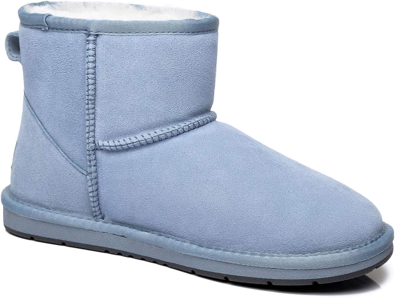 UGG AUSTRALIAN SHEPHERD Australian Wool Classic Mini Suede Unisex Ankle Boots