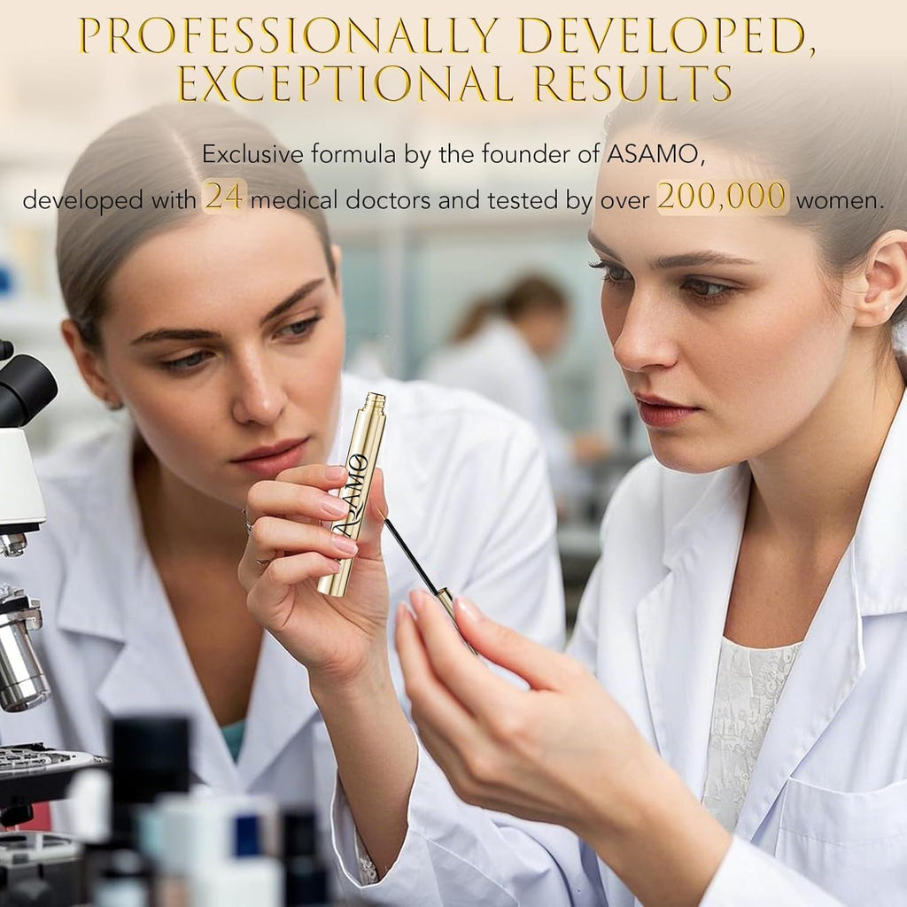 Eyelash Growth Serum – 15 Plant Extracts for Longer, Denser & Robust Lashes,Boosts Natural Lash Development,eyelash serum,Enhance Natural Beauty, Hypoallergenic Oil Free,lash growth serum（PURE GOLD）