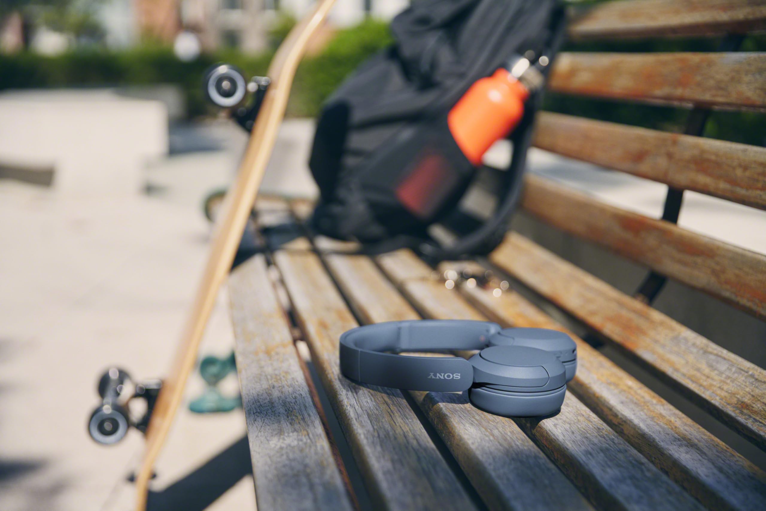 Sony WH-CH520 Wireless Headphones Bluetooth On-Ear Headset with Microphone, Blue New