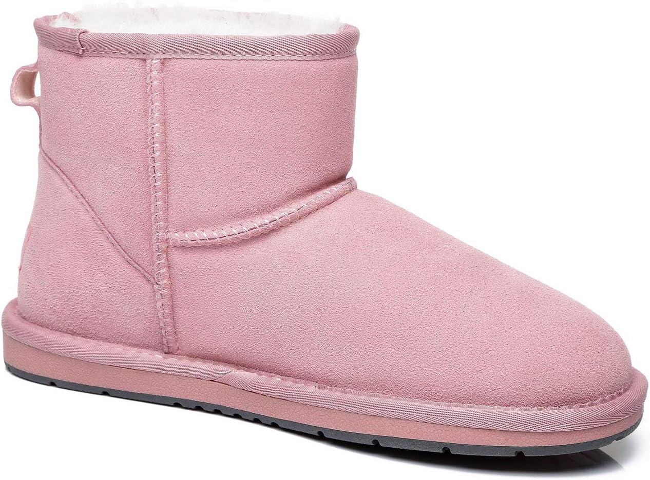 UGG AUSTRALIAN SHEPHERD Australian Wool Classic Mini Suede Unisex Ankle Boots