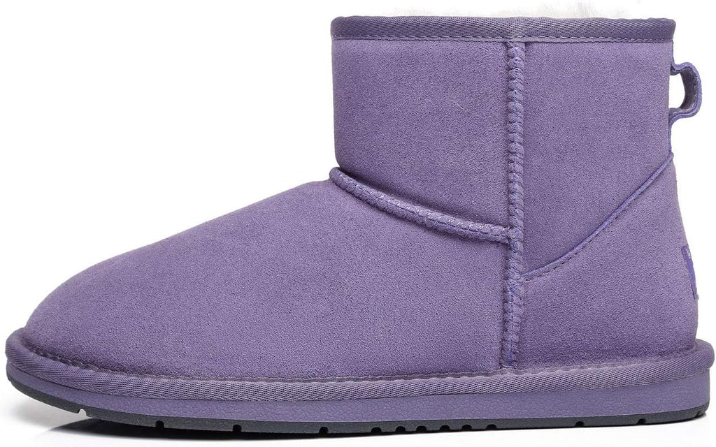 UGG AUSTRALIAN SHEPHERD Australian Wool Classic Mini Suede Unisex Ankle Boots