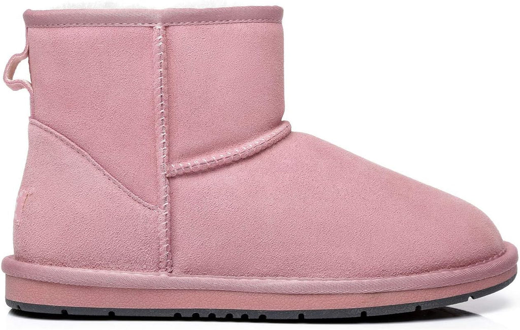 UGG AUSTRALIAN SHEPHERD Australian Wool Classic Mini Suede Unisex Ankle Boots