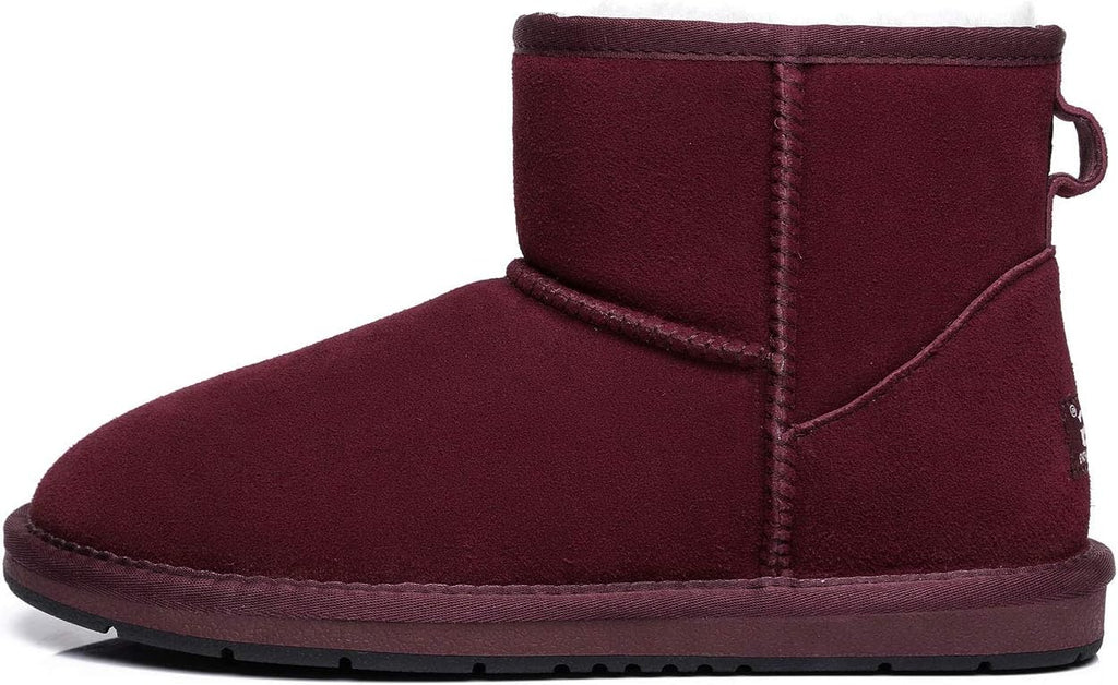 UGG AUSTRALIAN SHEPHERD Australian Wool Classic Mini Suede Unisex Ankle Boots
