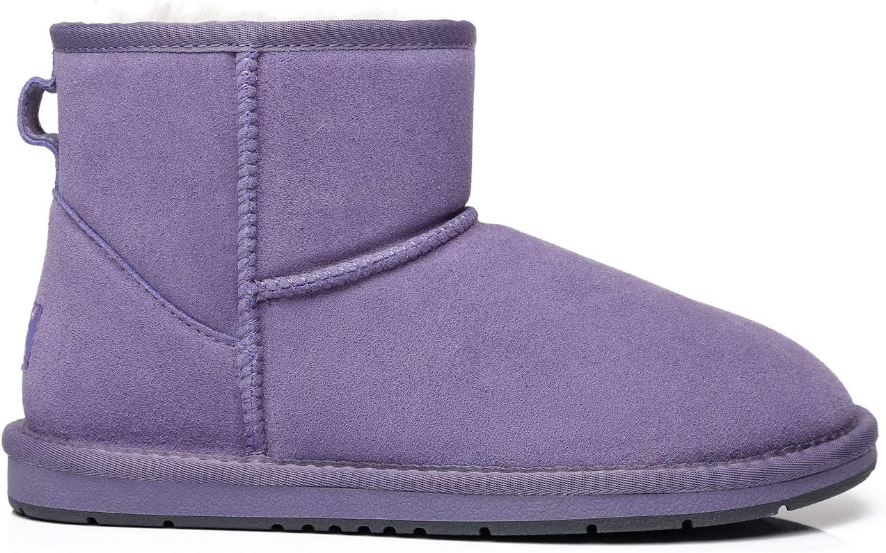 UGG AUSTRALIAN SHEPHERD Australian Wool Classic Mini Suede Unisex Ankle Boots